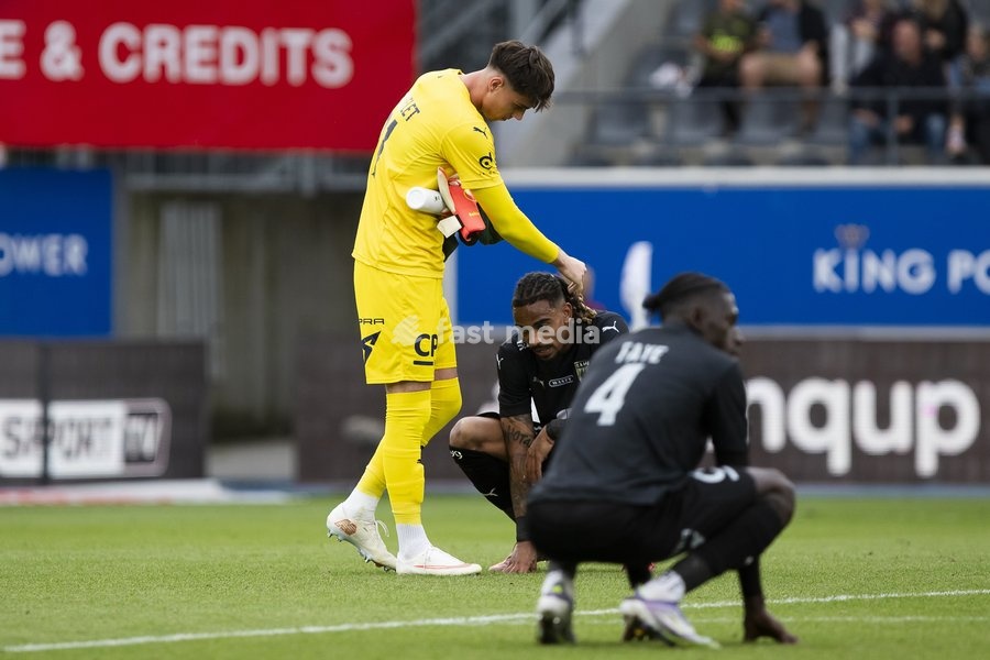 RAAL's goalkeeper Theo Radelet pictured after a soccer match between Oud-Heverlee Leuven and RAAL La Louviere, Saturday 19 September 2026 in Leuven, on day 7 of the 2026-2027 'Jupiler Pro League' first division of the Belgian championship