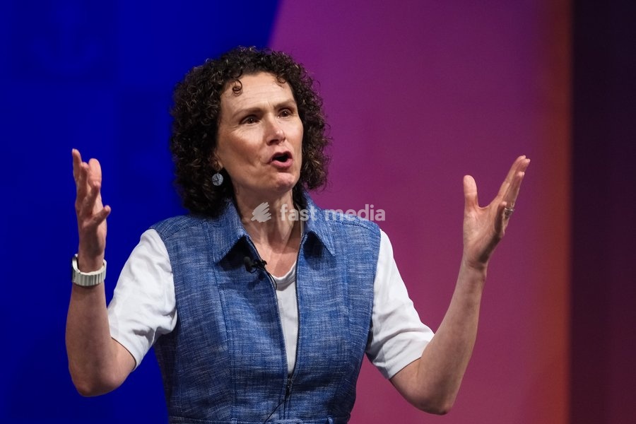 Wendy Chamberlain, Chief Whip addresses the party rally during the Liberal Democrat Autumn Conference 2026 on Saturday 19 September 2026 at Brighton Centre, Brighton