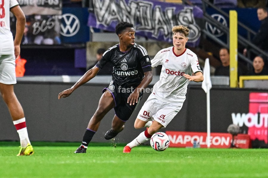 Anderlecht's Marco Kana pictured in action during a soccer match between RSC Anderlecht and SV Zulte Waregem, Saturday 19 September 2026 in Brussels, on day 7 of the 2026-2027 'Jupiler Pro League' first division of the Belgian championship