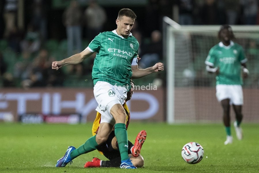 Lommel's Lucas Schoofs pictured during a soccer match between Lommel SK and KV Mechelen, Saturday 19 September 2026 in Lommel, on day 7 of the 2026-2027 'Jupiler Pro League' first division of the Belgian championship