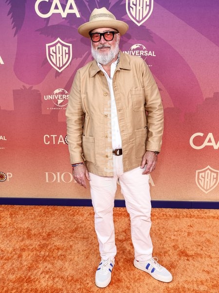 UNIVERSAL CITY, LOS ANGELES, CALIFORNIA, USA - SEPTEMBER 19: Andrew Zimmern arrives at the Charlize Theron Africa Outreach Project (CTAOP) Block Party 2026 held at the Universal Studios Backlot on September 19, 2026 in Universal City, Los Angeles, California, United States