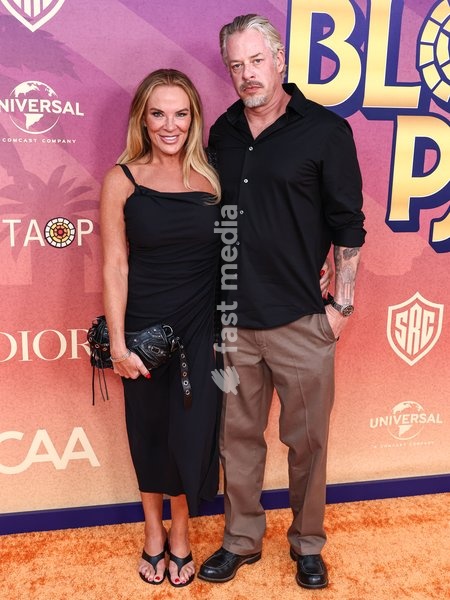UNIVERSAL CITY, LOS ANGELES, CALIFORNIA, USA - SEPTEMBER 19: Heather Gay and Tripp arrive at the Charlize Theron Africa Outreach Project (CTAOP) Block Party 2026 held at the Universal Studios Backlot on September 19, 2026 in Universal City, Los Angeles, California, United States
