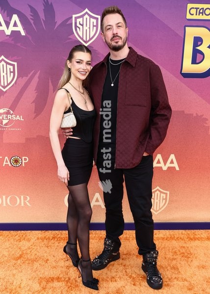 UNIVERSAL CITY, LOS ANGELES, CALIFORNIA, USA - SEPTEMBER 19: Marina Liani and James Harrington arrive at the Charlize Theron Africa Outreach Project (CTAOP) Block Party 2026 held at the Universal Studios Backlot on September 19, 2026 in Universal City, Los Angeles, California, United States