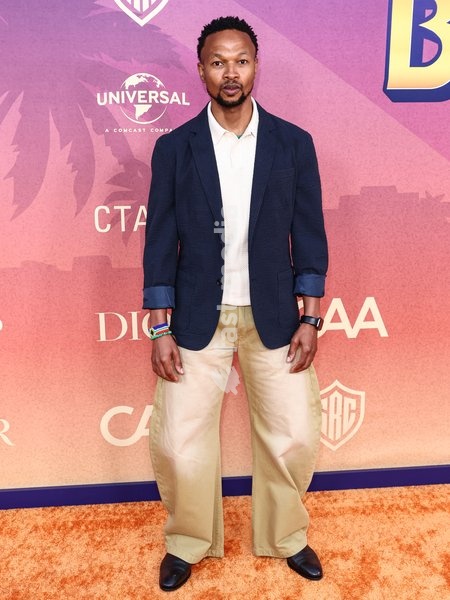 UNIVERSAL CITY, LOS ANGELES, CALIFORNIA, USA - SEPTEMBER 19: Theo Bongani Ndyalvane arrives at the Charlize Theron Africa Outreach Project (CTAOP) Block Party 2026 held at the Universal Studios Backlot on September 19, 2026 in Universal City, Los Angeles, California, United States