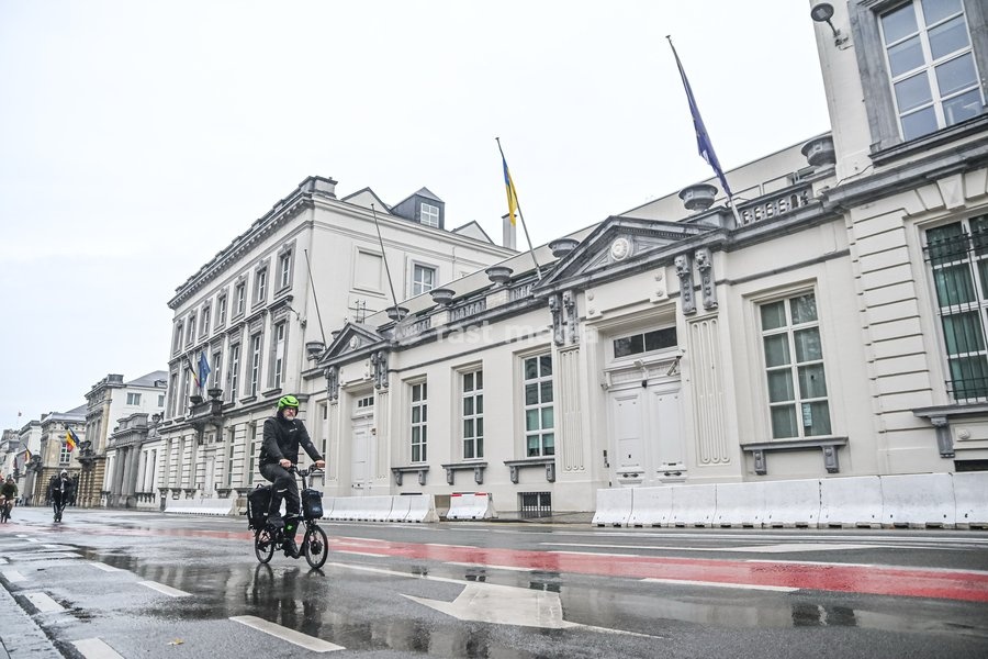 Cyclists pictured during a car free Sunday, in Brussels, Sunday 20 September 2026. Across the country, Brussels and cities in Flanders and the Walloon region hold Car Free Sunday during the 'Mobility Week' (Week van de mobiliteit - Semaine de la Mobilite) and organise activities to focus on other…