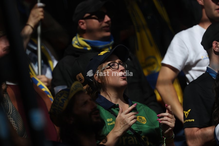 Union's supporters attend a soccer match between Royal Antwerp FC and Royale Union Saint-Gilloise, Sunday 20 September 2026 in Antwerp, on day 7 of the 2026-2027 'Jupiler Pro League' first division of the Belgian championship