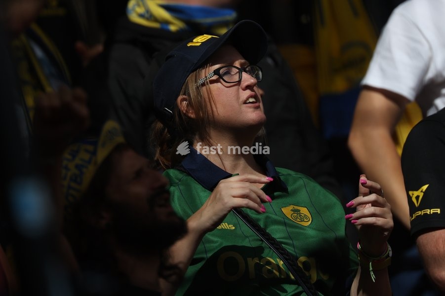 Union's supporters attend a soccer match between Royal Antwerp FC and Royale Union Saint-Gilloise, Sunday 20 September 2026 in Antwerp, on day 7 of the 2026-2027 'Jupiler Pro League' first division of the Belgian championship