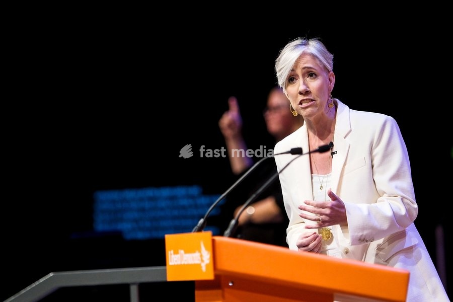 Daisy Cooper, Deputy Leader Of The Liberal Democrats And Mp For St Albans addresses the Liberal Democrat Autumn Conference 2026 on Sunday 20 September 2026 at Brighton Centre, Brighton