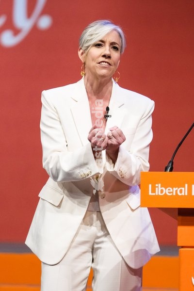 Daisy Cooper, Deputy Leader Of The Liberal Democrats And Mp For St Albans addresses the Liberal Democrat Autumn Conference 2026 on Sunday 20 September 2026 at Brighton Centre, Brighton