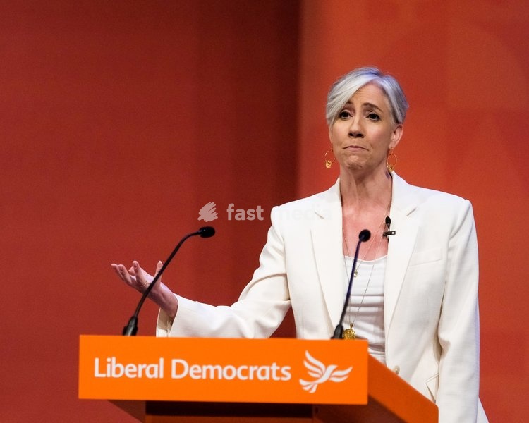 Daisy Cooper, Deputy Leader Of The Liberal Democrats And Mp For St Albans addresses the Liberal Democrat Autumn Conference 2026 on Sunday 20 September 2026 at Brighton Centre, Brighton