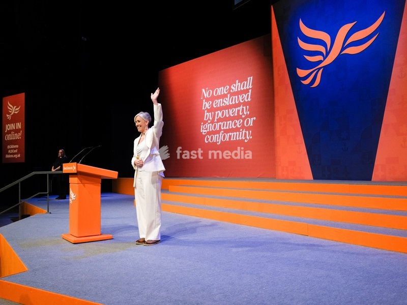 Daisy Cooper, Deputy Leader Of The Liberal Democrats And Mp For St Albans addresses the Liberal Democrat Autumn Conference 2026 on Sunday 20 September 2026 at Brighton Centre, Brighton
