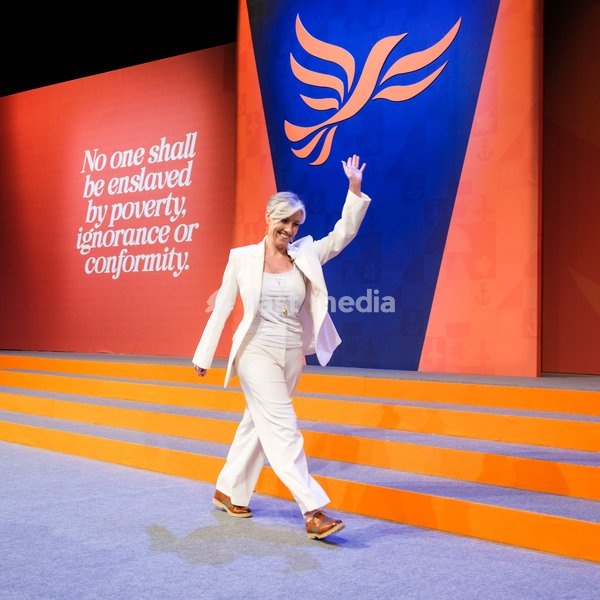 Daisy Cooper, Deputy Leader Of The Liberal Democrats And Mp For St Albans addresses the Liberal Democrat Autumn Conference 2026 on Sunday 20 September 2026 at Brighton Centre, Brighton