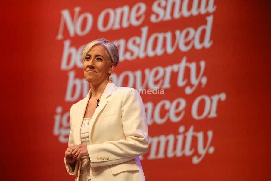 Liberal Democrat Treasury Spokesperson Daisy Cooper MP delivers her keynote speech at the Liberal Democrat Autumn Conference, Brighton, UK, on 20 September 2026. Cooper unveiled a 30-page plan titled Get Britain Growing Again, warning that economic growth is being held back by a computer says no…