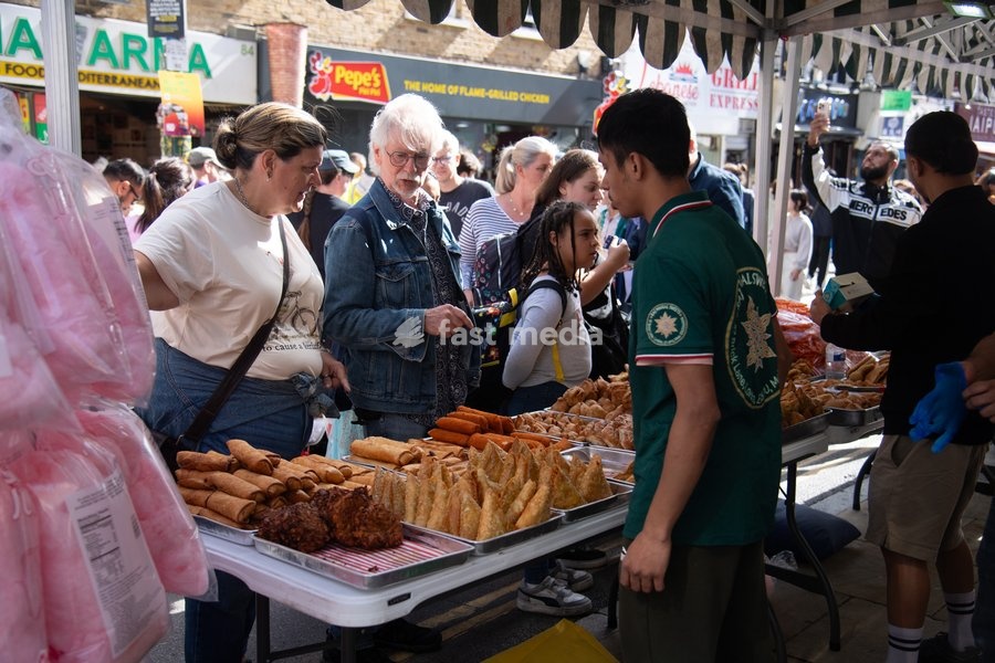 Street vendors at the Annual Brick lane Festival 2026 in Brick Lane, London, England, UK on Sunday 20 September, 2026