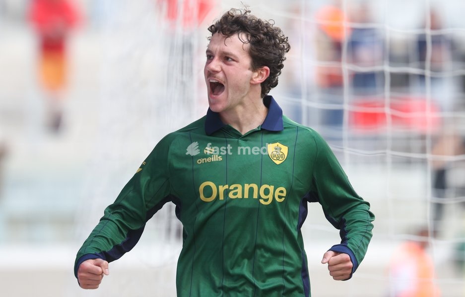 Union’s Denzel De Roeve celebrates after scoring during a soccer match between Royal Antwerp FC and Royale Union Saint-Gilloise, Sunday 20 September 2026 in Antwerp, on day 7 of the 2026-2027 'Jupiler Pro League' first division of the Belgian championship