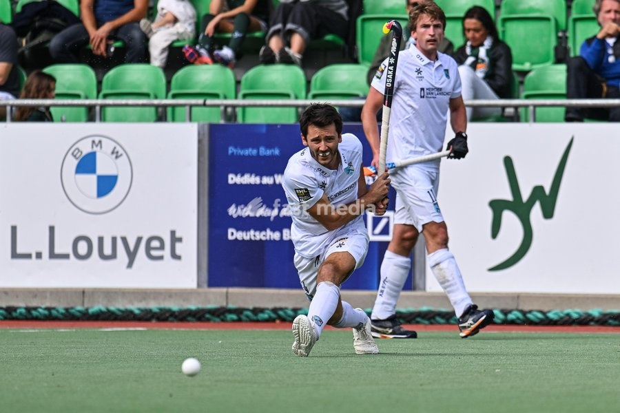 Braxgata's Arthur Van Doren pictured during a hockey game between Waterloo Ducks and Braxgata, Sunday 20 September 2026 in Waterloo, on day 1 of the Belgian first division hockey championship