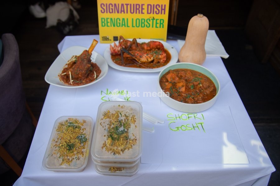 A general view of food stalls at the Annual Brick lane Festival 2026 in Brick Lane, London, England, UK on Sunday 20 September, 2026