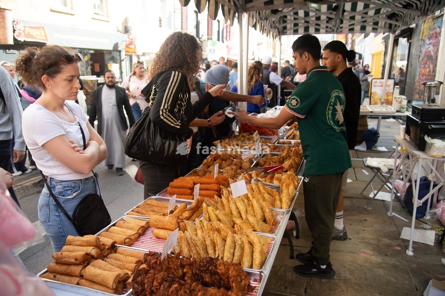 Street vendors at the Annual Brick lane Festival 2026 in Brick Lane, London, England, UK on Sunday 20 September, 2026