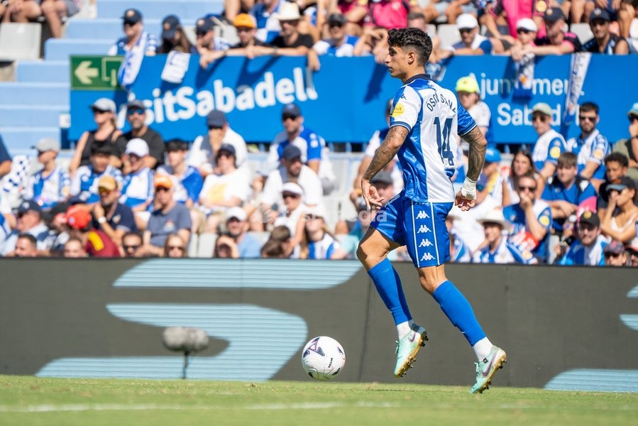 Öscar sanz Of CE Sabadell during La liga Hypermotion match between Real Oviedo At Nova Creu Alta, Sabadell, September 20