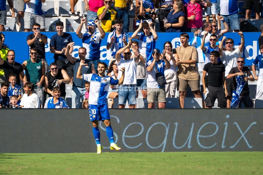 Miguelete Of CE Sabadell during La liga Hypermotion match between Real Oviedo At Nova Creu Alta, Sabadell, September 20