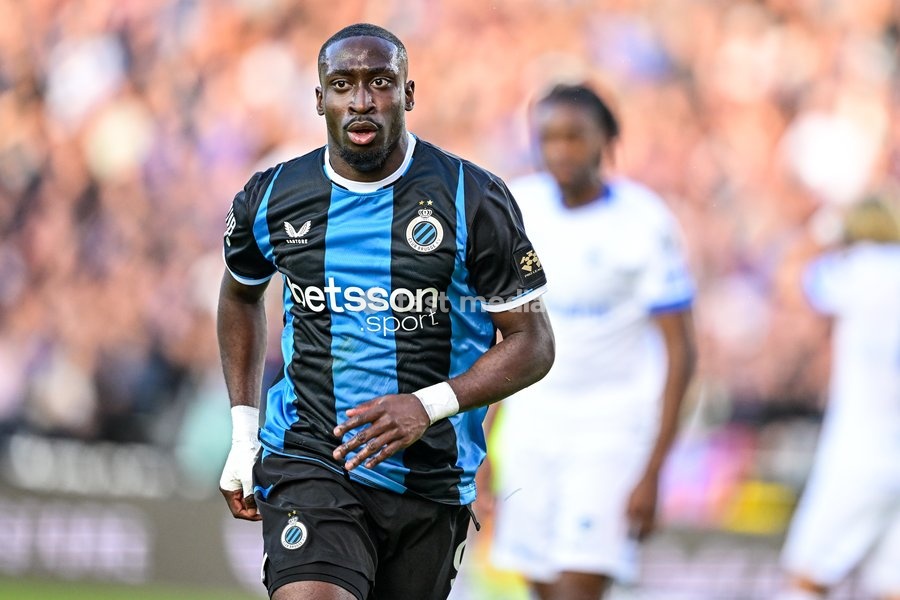 Club's Carlos Forbs is pictured in action during a soccer match between Club Brugge KV and KRC Genk, Sunday 20 September 2026 in Brugge, on day 7 of the 2026-2027 'Jupiler Pro League' first division of the Belgian championship