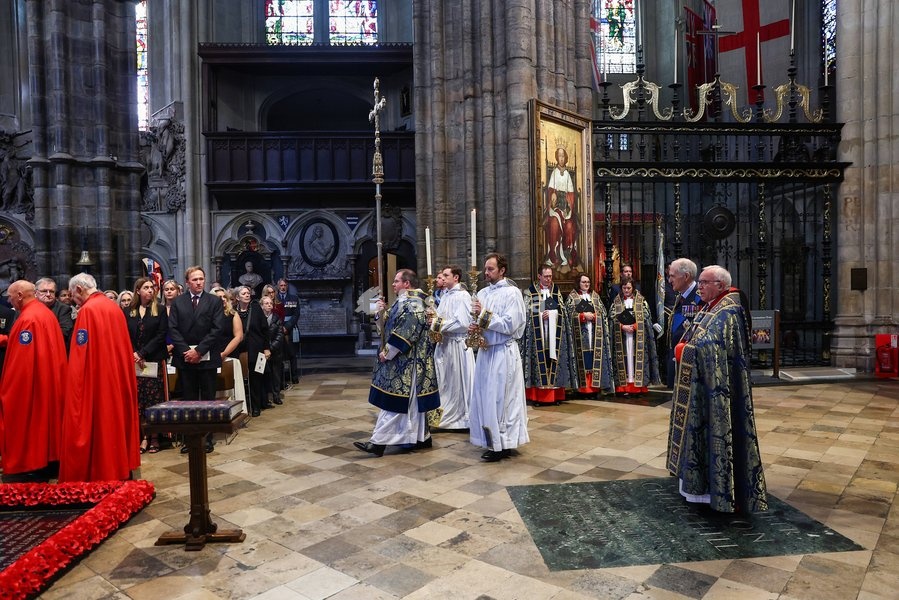 The annual 'Service of Thanksgiving and Rededication' takes place to mark the 86th anniversary of Battle of Britain, at Westminster Abbey in central London on September 20, 2026