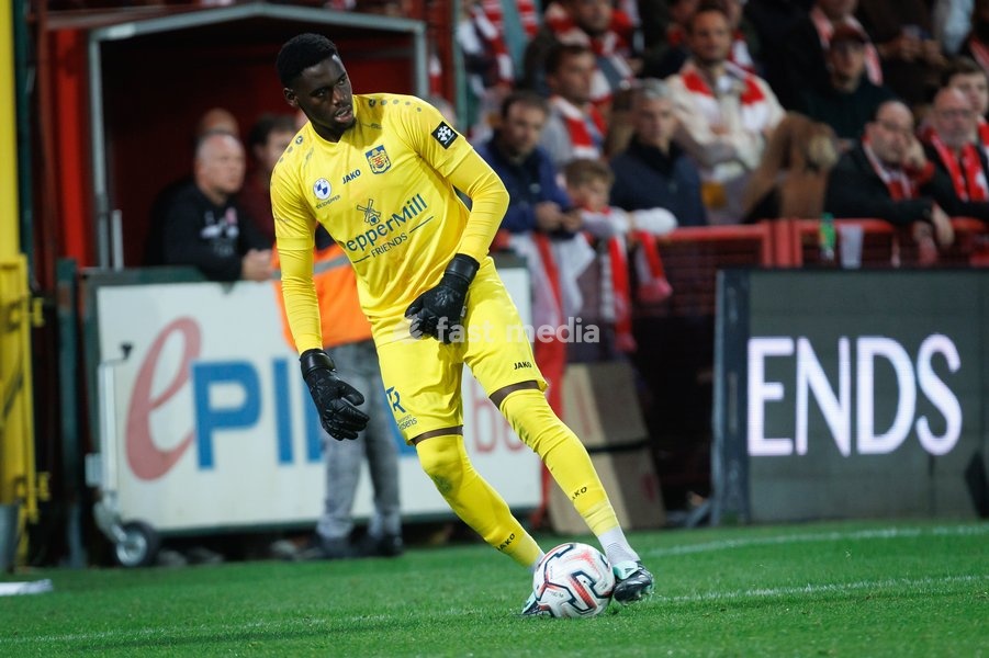 Beveren's Kurt Abrahams pictured in action during a soccer match between KV Kortrijk and SK Beveren, Sunday 20 September 2026 in Kortrijk, on day 7 of the 2026-2027 'Jupiler Pro League' first division of the Belgian championship
