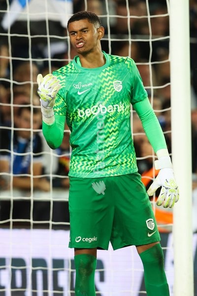 Genk's goalkeeper Lucca Brughmans pictured during a soccer match between Club Brugge KV and KRC Genk, Sunday 20 September 2026 in Brugge, on day 7 of the 2026-2027 'Jupiler Pro League' first division of the Belgian championship