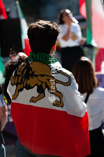 Iranian Diaspora Anti Regime Demonstration