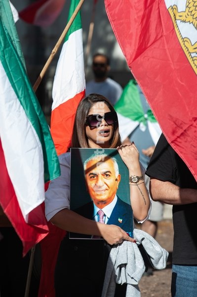 Iranian Diaspora Anti Regime Demonstration