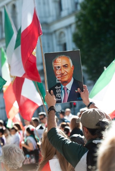 Iranian Diaspora Anti Regime Demonstration