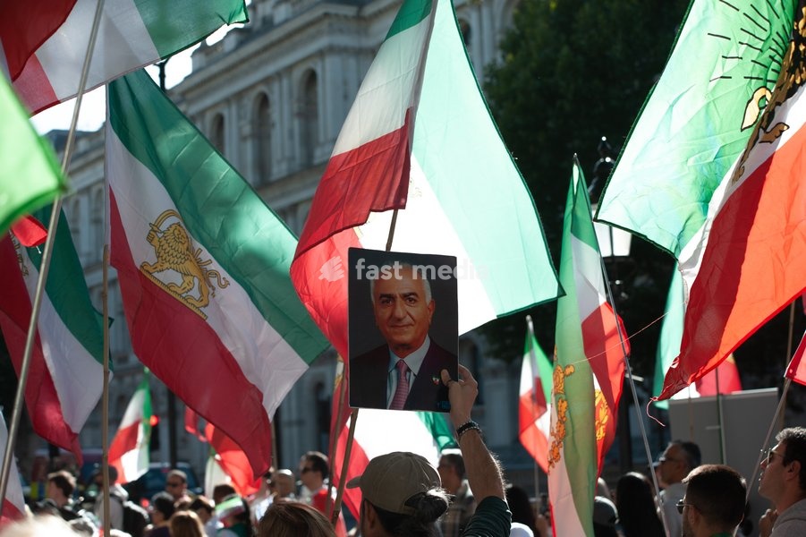 Iranian Diaspora Anti Regime Demonstration