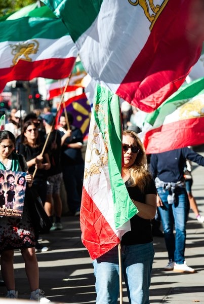 Iranian Diaspora Anti Regime Demonstration