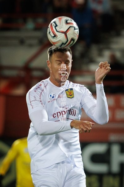Beveren's Bruno Godeau pictured in action during a soccer match between KV Kortrijk and SK Beveren, Sunday 20 September 2026 in Kortrijk, on day 7 of the 2026-2027 'Jupiler Pro League' first division of the Belgian championship