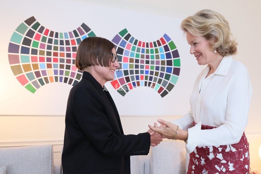 Queen Mathilde of Belgium pictured at a bilateral with International Committee of the Red Cross (ICRC) President Mirjana Spoljaric Egger during a travel to the 81st session of the United Nations General Assembly (UNGA81), in New York City, United States of America, Sunday 20 September 2026