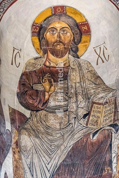 Jesus Christ Almighty (Pantocrator), Mtskheta, Svetitskhoveli Cathedral, 11th-century Orthodox cathedral, Georgia