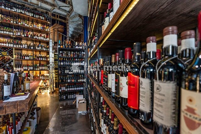 wine shop in the historic center, Tbilisi, Georgia, Asia