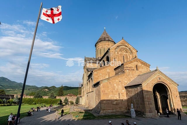 Mtskheta, Svetitskhoveli Cathedral, 11th-century Orthodox cathedral, Georgia