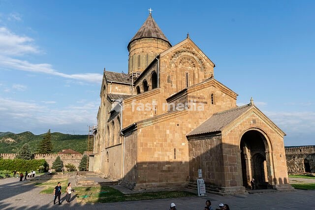 Mtskheta, Svetitskhoveli Cathedral, 11th-century Orthodox cathedral, Georgia