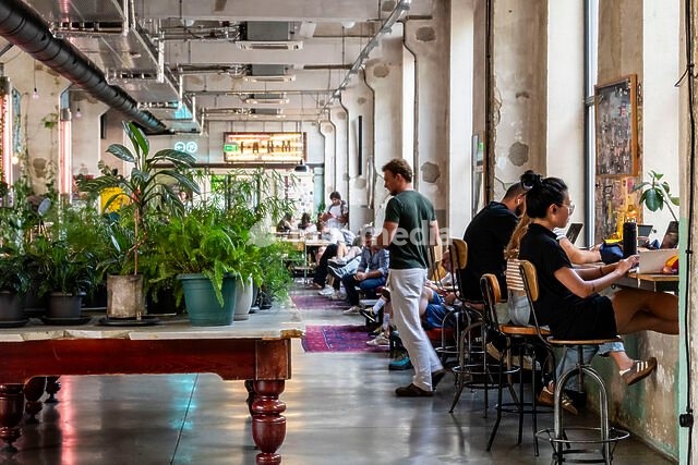 Fabrika cultural and leisure center, former Soviet sewing factory building,Tbilisi, Georgia, Asia