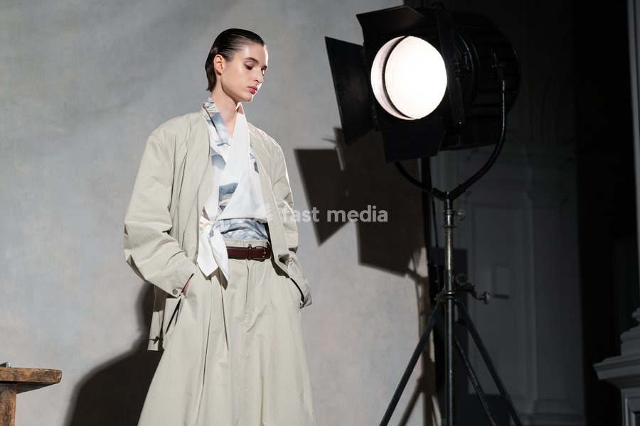 A model walks the runway at the Rory William Docherty Catwalk Show 2026 on September 20, 2026 in London, England