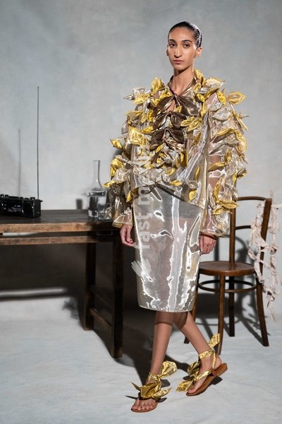 A model walks the runway at the Rory William Docherty Catwalk Show 2026 on September 20, 2026 in London, England