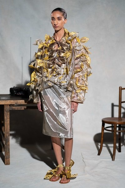 A model walks the runway at the Rory William Docherty Catwalk Show 2026 on September 20, 2026 in London, England