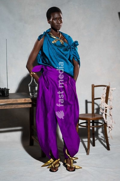 A model walks the runway at the Rory William Docherty Catwalk Show 2026 on September 20, 2026 in London, England