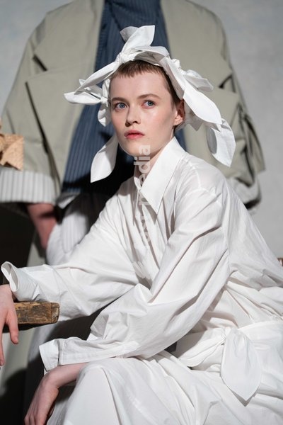 A model walks the runway at the Rory William Docherty Catwalk Show 2026 on September 20, 2026 in London, England