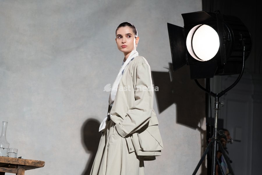 A model walks the runway at the Rory William Docherty Catwalk Show 2026 on September 20, 2026 in London, England