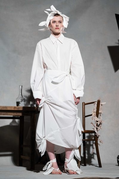 A model walks the runway at the Rory William Docherty Catwalk Show 2026 on September 20, 2026 in London, England