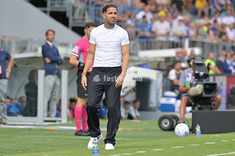 Cesc Fabregas head coach of Como during the match of Serie A Enilive Football Match between Frosinone vs Como at the Benito Stirpe Stadium on 20 September 2026 in Frosinone, Lazio. Frosinone vs Como 2-0
