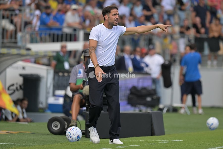 Cesc Fabregas head coach of Como during the match of Serie A Enilive Football Match between Frosinone vs Como at the Benito Stirpe Stadium on 20 September 2026 in Frosinone, Lazio. Frosinone vs Como 2-0