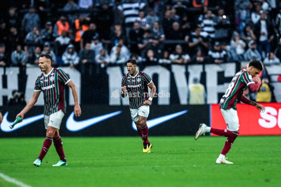 September 20, 2026, São Paulo, São Paulo, Brazil: SÃO PAULO (SP), BRAZIL – SEPTEMBER 20: Fluminense player Hulk celebrates his goal during the match between Corinthians and Fluminense, part of the 2026 Brazilian Championship, at Neo Química Arena in São Paulo (SP), Brazil, on Sunday, September 20,…